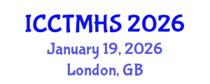 International Conference on Cultural Tourism, Museum and Heritage Studies (ICCTMHS) January 19, 2026 - London, United Kingdom