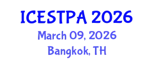 International Conference on Ecotourism, Sustainable Tourism and Protected Areas (ICESTPA) March 09, 2026 - Bangkok, Thailand