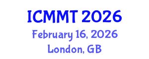 International Conference on Musicology and Music Theory (ICMMT) February 16, 2026 - London, United Kingdom