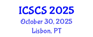 International Conference on Smart Cities and Sustainability (ICSCS) October 30, 2025 - Lisbon, Portugal