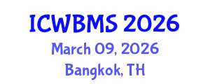 International Conference on Wildlife Biology, Management and Sustainability (ICWBMS) March 09, 2026 - Bangkok, Thailand