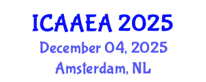 International Conference on Archaeological Anthropology, Excavation and Analysis (ICAAEA) December 04, 2025 - Amsterdam, Netherlands