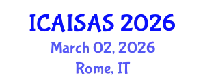 International Conference on Accounting Information Systems and Accounting Software (ICAISAS) March 02, 2026 - Rome, Italy
