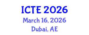 International Conference on Thermoelectrics (ICTE) March 16, 2026 - Dubai, United Arab Emirates