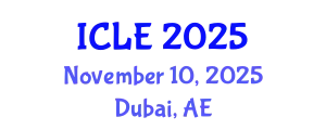 International Conference on Literacy and Education (ICLE) November 10, 2025 - Dubai, United Arab Emirates