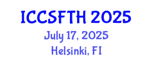 International Conference on Cinema Studies, Film Theory and History (ICCSFTH) July 17, 2025 - Helsinki, Finland