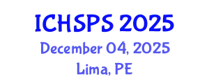 International Conference on Humanities, Social and Political Sciences (ICHSPS) December 04, 2025 - Lima, Peru