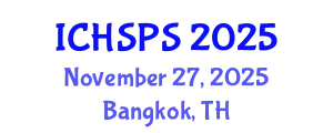 International Conference on Humanities, Social and Political Sciences (ICHSPS) November 27, 2025 - Bangkok, Thailand