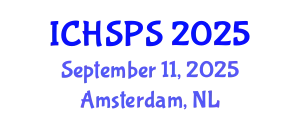 International Conference on Humanities, Social and Political Sciences (ICHSPS) September 11, 2025 - Amsterdam, Netherlands