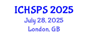 International Conference on Humanities, Social and Political Sciences (ICHSPS) July 28, 2025 - London, United Kingdom