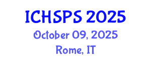 International Conference on Humanities, Social and Political Sciences (ICHSPS) October 09, 2025 - Rome, Italy