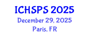 International Conference on Humanities, Social and Political Sciences (ICHSPS) December 29, 2025 - Paris, France
