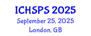 International Conference on Humanities, Social and Political Sciences (ICHSPS) September 25, 2025 - London, United Kingdom