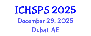 International Conference on Humanities, Social and Political Sciences (ICHSPS) December 29, 2025 - Dubai, United Arab Emirates