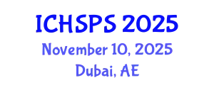 International Conference on Humanities, Social and Political Sciences (ICHSPS) November 10, 2025 - Dubai, United Arab Emirates