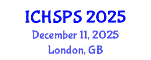 International Conference on Humanities, Social and Political Sciences (ICHSPS) December 11, 2025 - London, United Kingdom