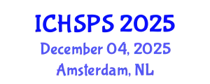 International Conference on Humanities, Social and Political Sciences (ICHSPS) December 04, 2025 - Amsterdam, Netherlands