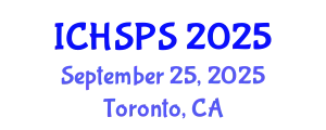 International Conference on Humanities, Social and Political Sciences (ICHSPS) September 25, 2025 - Toronto, Canada