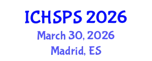 International Conference on Humanities, Social and Political Sciences (ICHSPS) March 30, 2026 - Madrid, Spain
