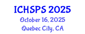 International Conference on Humanities, Social and Political Sciences (ICHSPS) October 16, 2025 - Quebec City, Canada