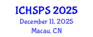 International Conference on Humanities, Social and Political Sciences (ICHSPS) December 11, 2025 - Macau, China