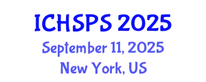 International Conference on Humanities, Social and Political Sciences (ICHSPS) September 11, 2025 - New York, United States