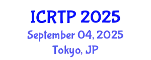 International Conference on Religious Tourism and Pilgrimage (ICRTP) September 04, 2025 - Tokyo, Japan