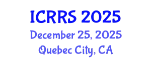 International Conference on Religion and Religious Studies (ICRRS) December 25, 2025 - Quebec City, Canada