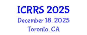 International Conference on Religion and Religious Studies (ICRRS) December 18, 2025 - Toronto, Canada
