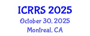 International Conference on Religion and Religious Studies (ICRRS) October 30, 2025 - Montreal, Canada