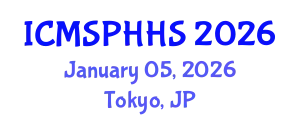 International Conference on Medical Sociology, Public Health and Health System (ICMSPHHS) January 05, 2026 - Tokyo, Japan