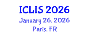 International Conference on Library and Information Science (ICLIS) January 26, 2026 - Paris, France