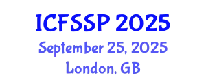 International Conference on Family Studies and Sociological Perspectives (ICFSSP) September 25, 2025 - London, United Kingdom