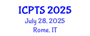 International Conference on Philosophy, Theology and Society (ICPTS) July 28, 2025 - Rome, Italy