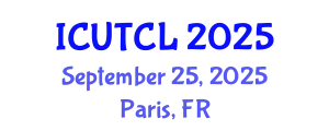 International Conference on Urban Transportation and City Logistics (ICUTCL) September 25, 2025 - Paris, France
