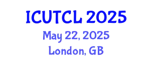 International Conference on Urban Transportation and City Logistics (ICUTCL) May 22, 2025 - London, United Kingdom