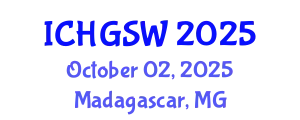 International Conference on Hydrogeology, Groundwater and Surface Water (ICHGSW) October 02, 2025 - Madagascar, Madagascar