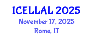 International Conference on English Language Learning and Applied Linguistics (ICELLAL) November 17, 2025 - Rome, Italy