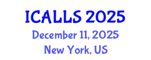 International Conference on Applied Linguistics and Language Studies (ICALLS) December 11, 2025 - New York, United States