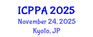 International Conference on Politics and Public Administration (ICPPA) November 24, 2025 - Kyoto, Japan