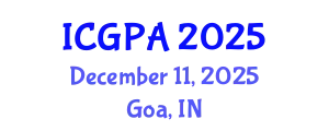 International Conference on Governance and Public Administration (ICGPA) December 11, 2025 - Goa, India