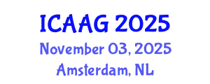 International Conference on Advanced and Applied Geomechanics (ICAAG) November 03, 2025 - Amsterdam, Netherlands
