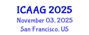 International Conference on Advanced and Applied Geomechanics (ICAAG) November 03, 2025 - San Francisco, United States
