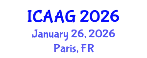 International Conference on Advanced and Applied Geomechanics (ICAAG) January 26, 2026 - Paris, France