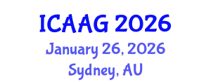 International Conference on Advanced and Applied Geomechanics (ICAAG) January 26, 2026 - Sydney, Australia