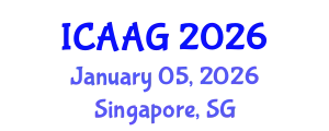 International Conference on Advanced and Applied Geomechanics (ICAAG) January 05, 2026 - Singapore, Singapore