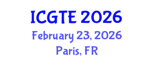 International Conference on Geography, Transport and Environment (ICGTE) February 23, 2026 - Paris, France