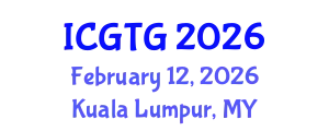 International Conference on Geospatial Technology and Geomatics (ICGTG) February 12, 2026 - Kuala Lumpur, Malaysia