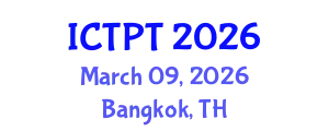 International Conference on Transportation Planning and Technology (ICTPT) March 09, 2026 - Bangkok, Thailand