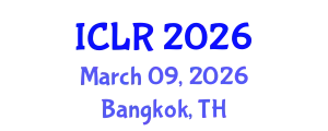 International Conference on Learning Representations (ICLR) March 09, 2026 - Bangkok, Thailand
